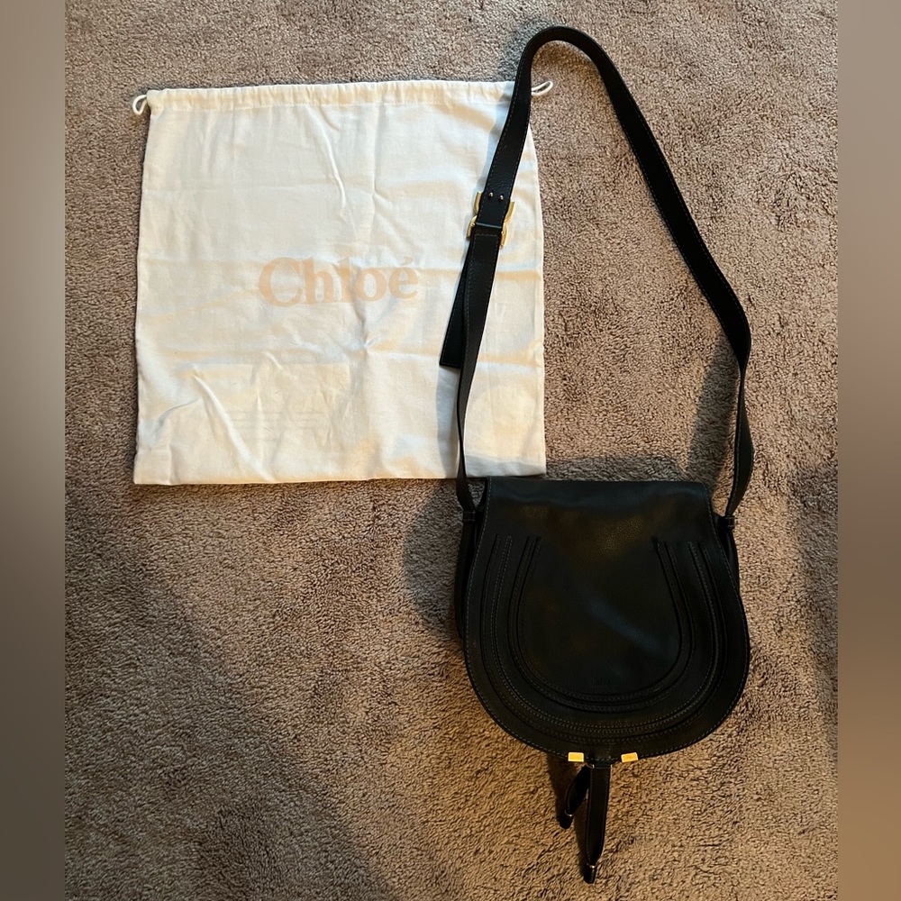 Chloe medium Marcy crossbody leather bag, retails for $1990